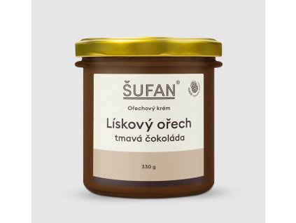 Lískoořechový krém s tmavou čokoládou, 330 g - hlavní