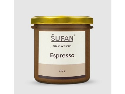 Mandlovo-arašídový krém - espresso, 330 g - hlavní