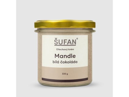 Mandlový krém s bílou čokoládou, 330 g - hlavní