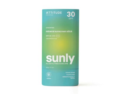 Minerální ochranná tyčinka na celé tělo SPF 30 - bez vůně, 60 g - hlavní