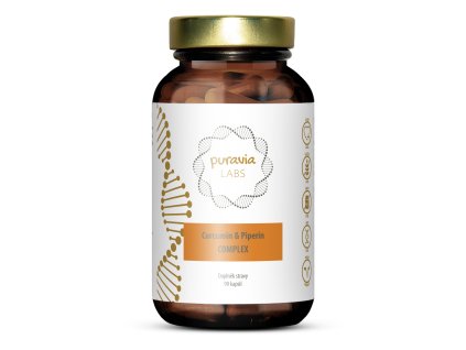 Kurkumin & piperin komplex, 90 kapslí - hlavní