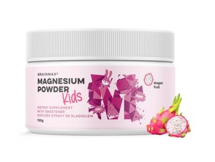 Hořčík pro děti v prášku s příchutí dračího ovoce, 150 g - hlavní