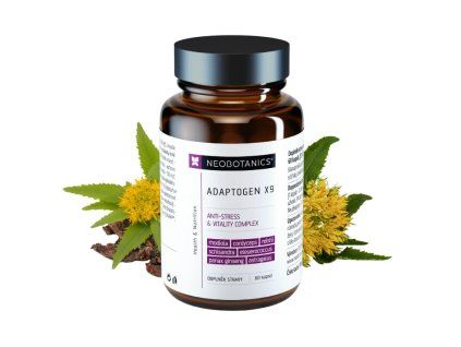 Adaptogen X9 - komplex 9 adaptogenů, 60 kapslí - hlavní