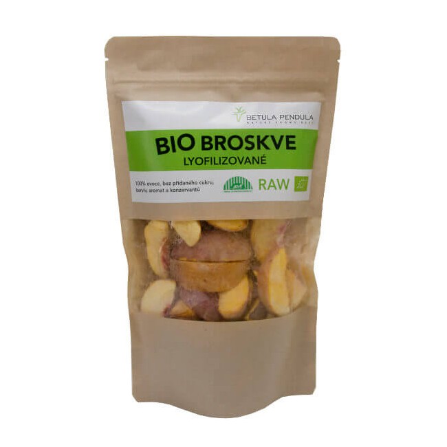 Levně Lyofilizované broskve, 25 g