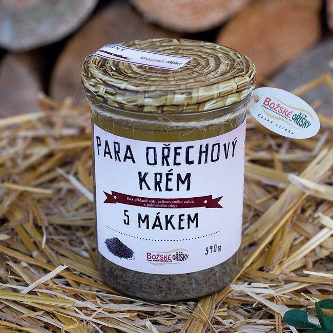 Para ořechový krém s mákem 390g