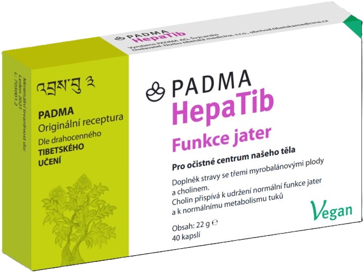 HepaTib - játra a metabolismus s cholinem, 40 kapslí