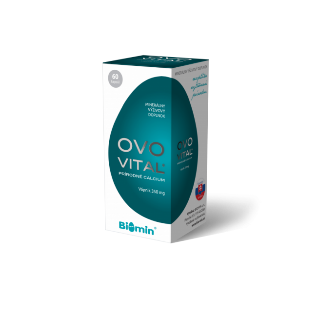 OVOVITAL® přírodní vápník, 60 kapslí