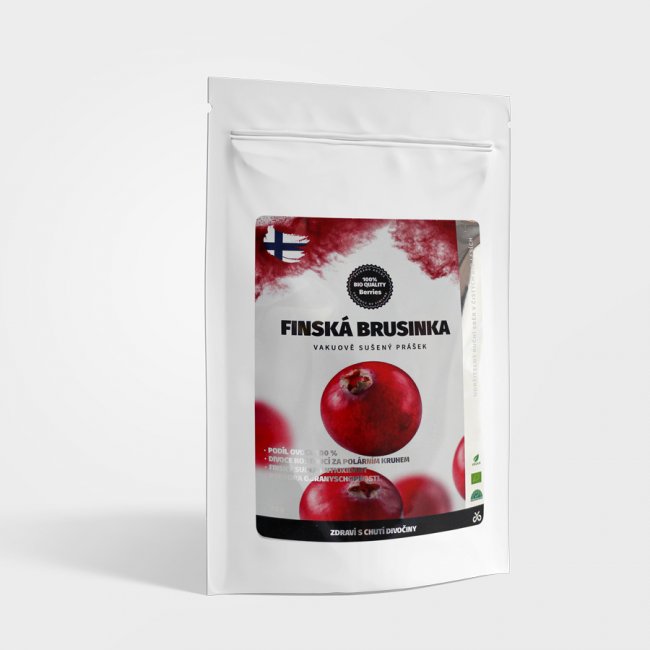 Bio finská brusinka, 80 g