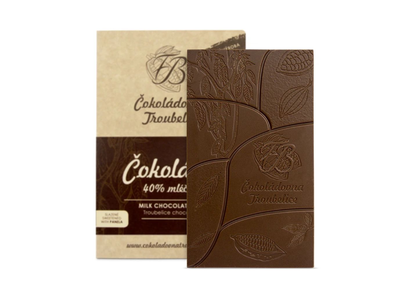 Levně Čokoláda bílá 40% , 45 g - EDICIÓN NUEVA