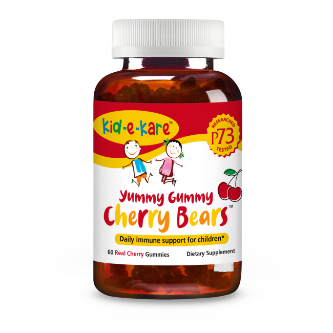 Třešňové gummies s oregánovým olejem a černuchou pro děti, 60 žvýkacích kapslí