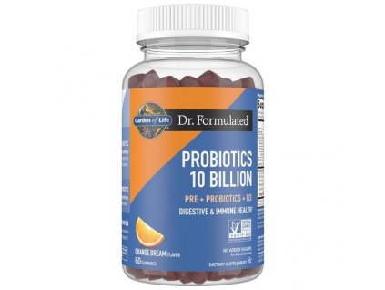 Probiotics 10B Orange Dream, 60 gummies