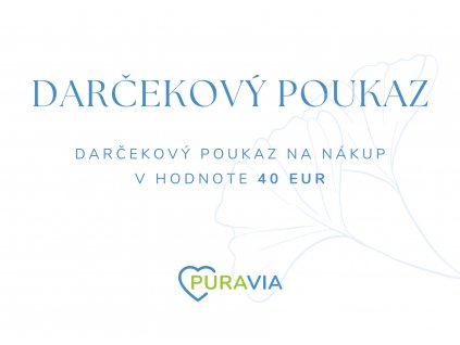 Dárkový poukaz 40 euro