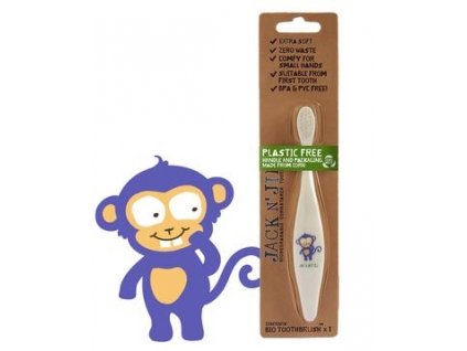 Dětský zubní kartáček - Opice