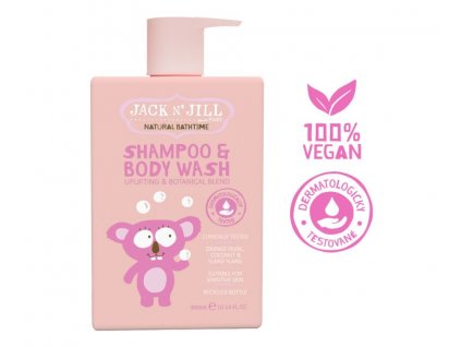 Dětský sprchový gel a šampon, 300 ml - front