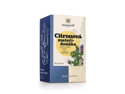BIO citronová mateřídouška, 18 sáčků - hlavní