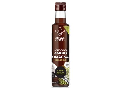 Bio kokosová amino omáčka - česneková, 330 ml - hlavní
