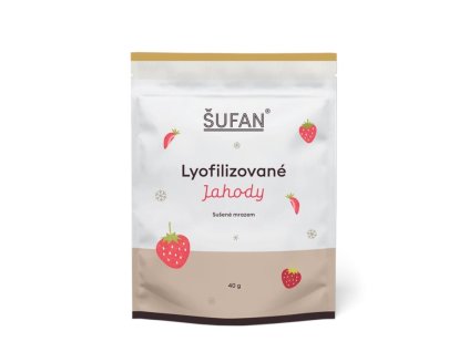 Lyofilizované jahody, 40 g - hlavní