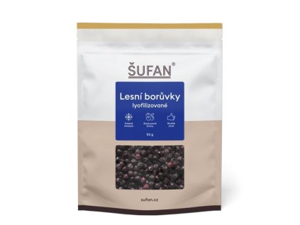 Lyofilizované lesní borůvky, 50 g - hlavní