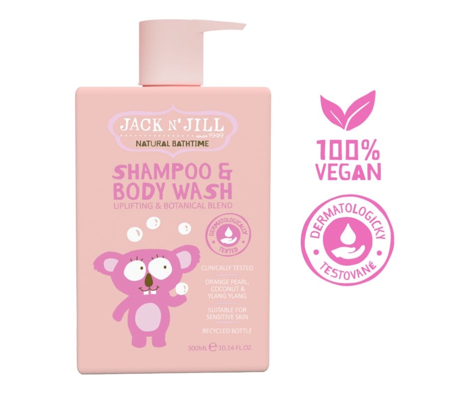 Detský sprchový gél a šampón, 300 ml