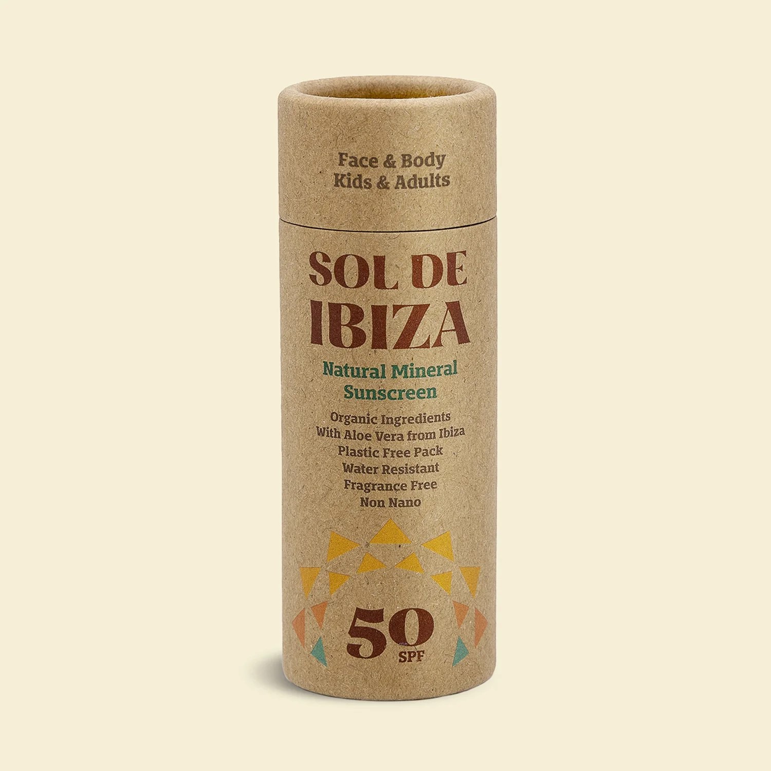 Prírodný minerálny opaľovací krém v tyčinke - SPF 50, 45 g