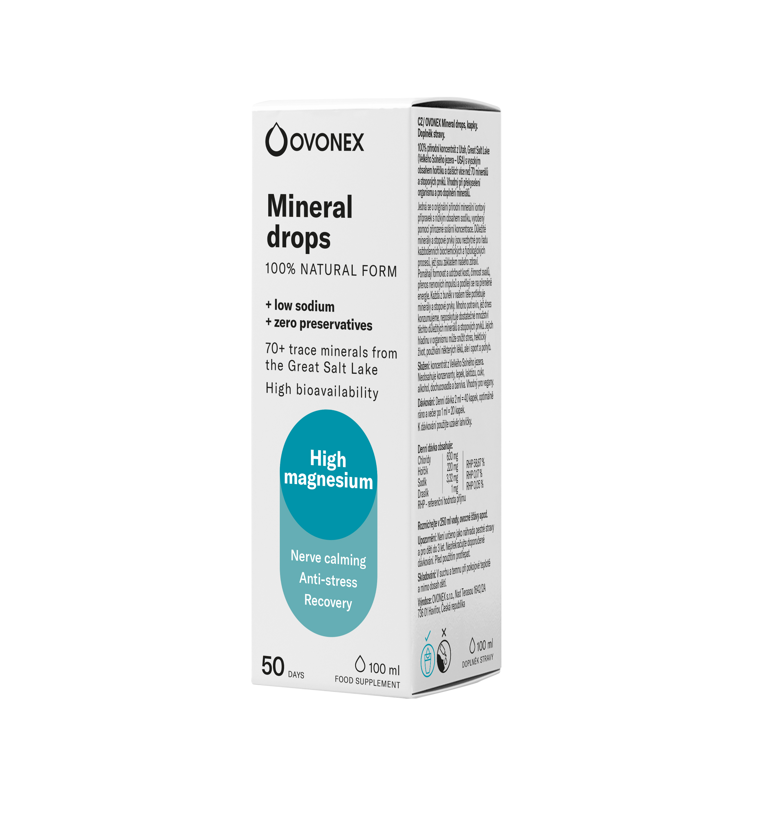 Minerálne kvapky z Veľkého Soľného jazera, 100 ml