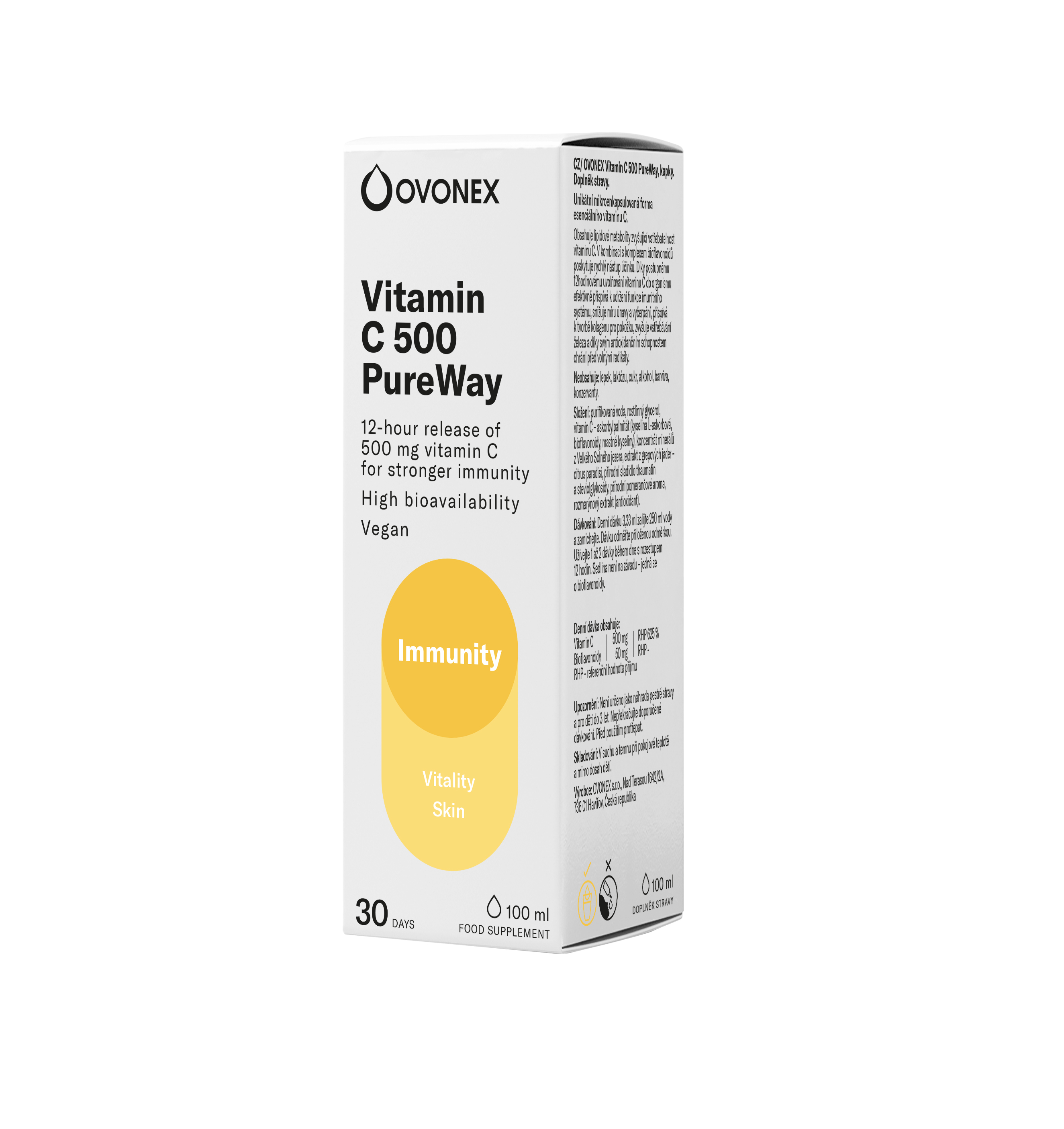 Vitamín C 500 mg PureWay, 100 ml