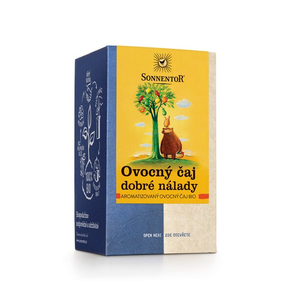 BIO Ovocný čaj dobrej nálady, 18 vreciek