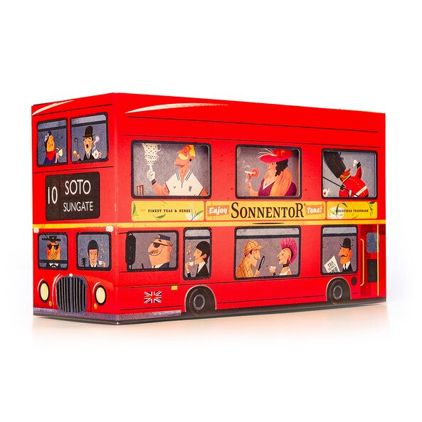BIO sada čiernych čajov London Bus