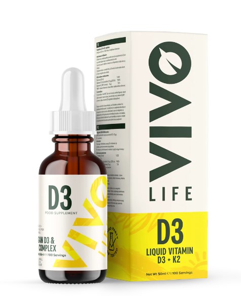 Vitamín D3 + K2 komplex - vegánske kvapky, 50 ml