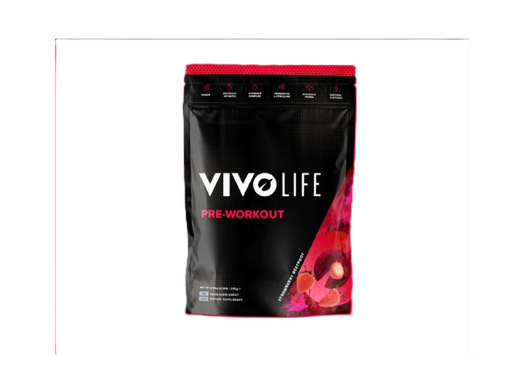 Pre-Workout nápoj - jahoda a repa, 255 g
