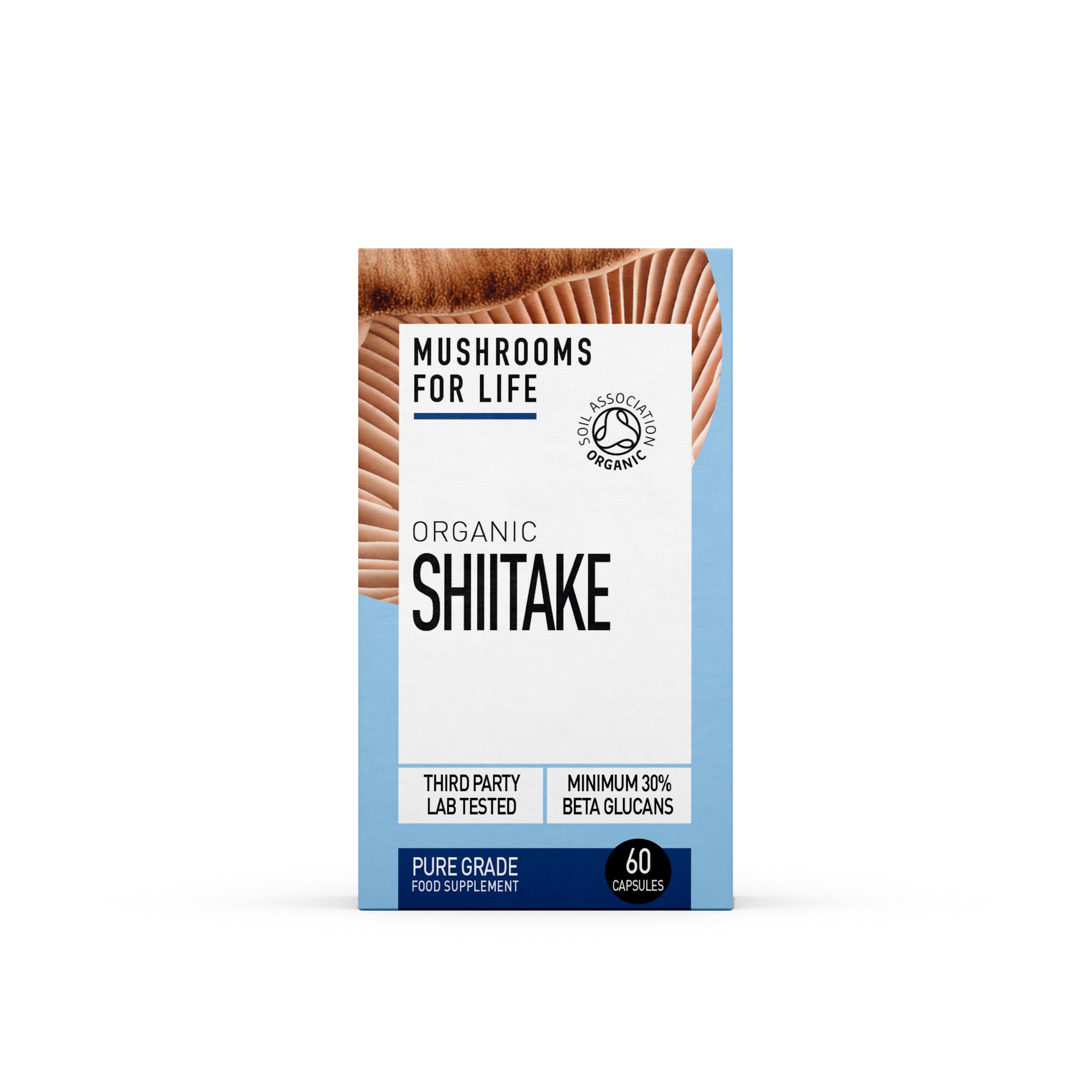 Shiitake Pure Grade, 60 kapsúl