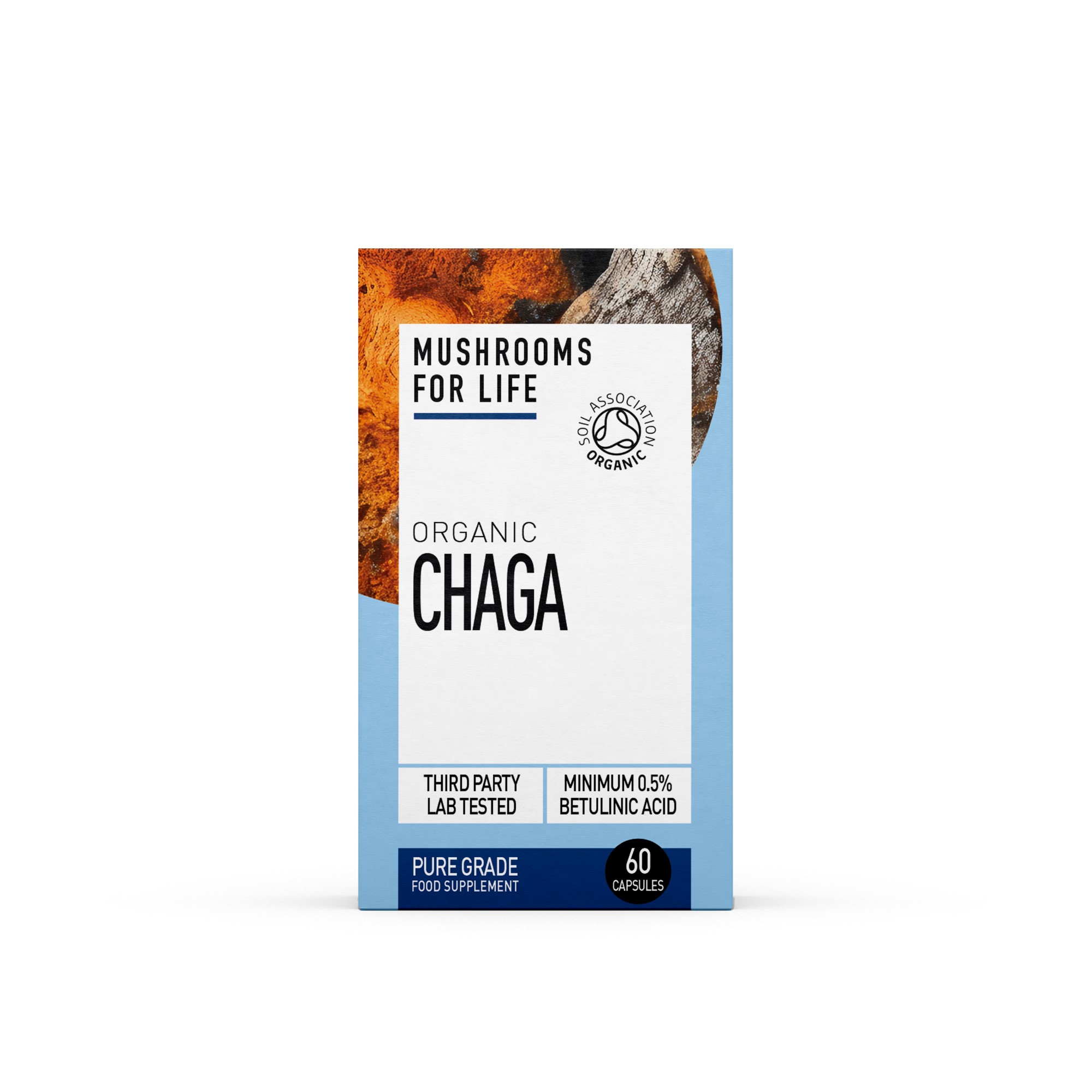Chaga Pure Grade, 60 kapsúl