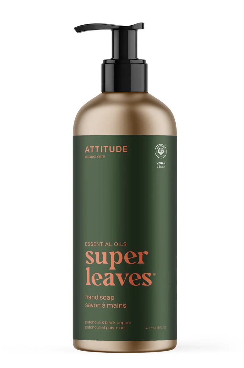 Prírodné mydlo na ruky - Patchouli & Black Pepper, 473 ml