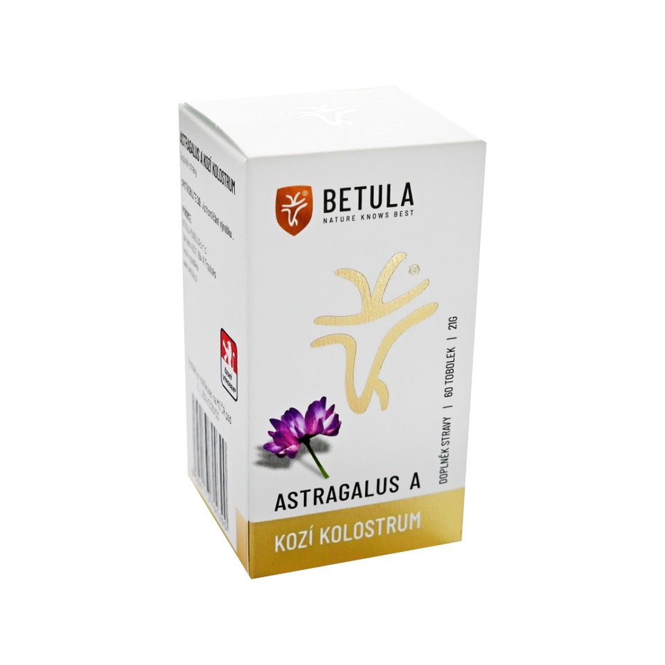Astragalus (kozinec blanitý) a kozie kolostrum, 60 kapsúl