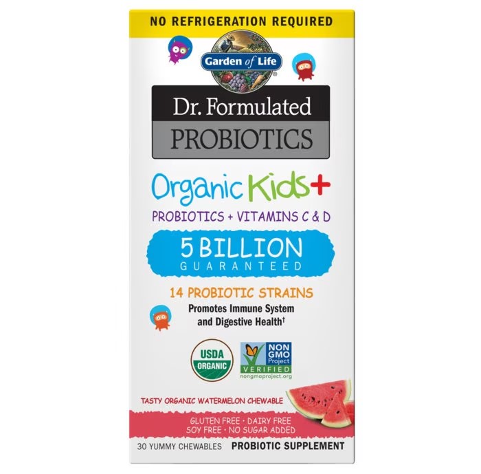 Dr. Formulated probiotiká pre deti - vodný melón, 30 žuvacích kapsúl