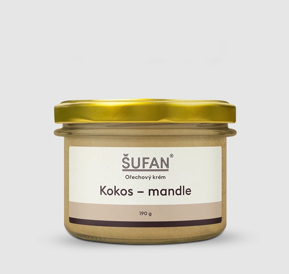 Orechový krém kokos & mandle, 190 g