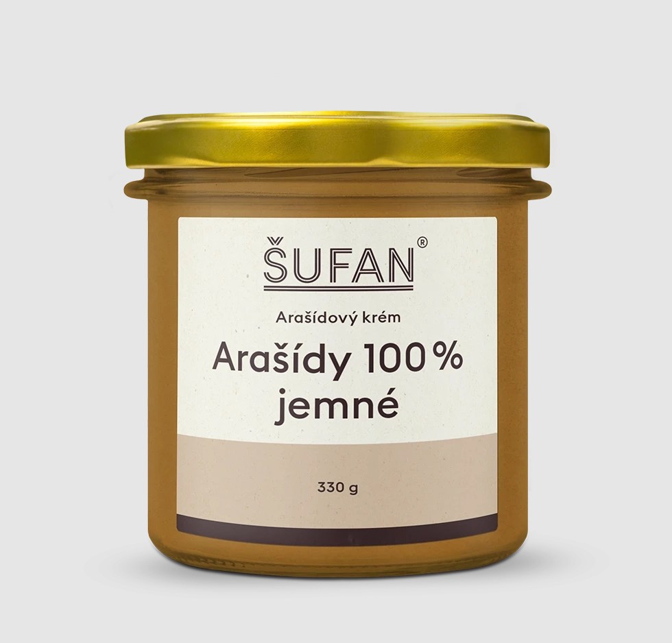 100% Arašidový krém - jemný, 330 g