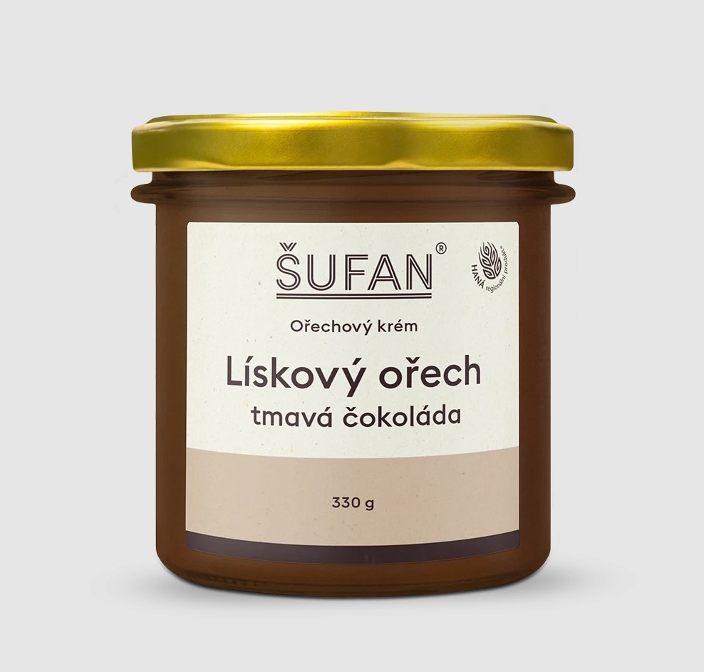 Lieskovoorechový krém s tmavou čokoládou, 330 g
