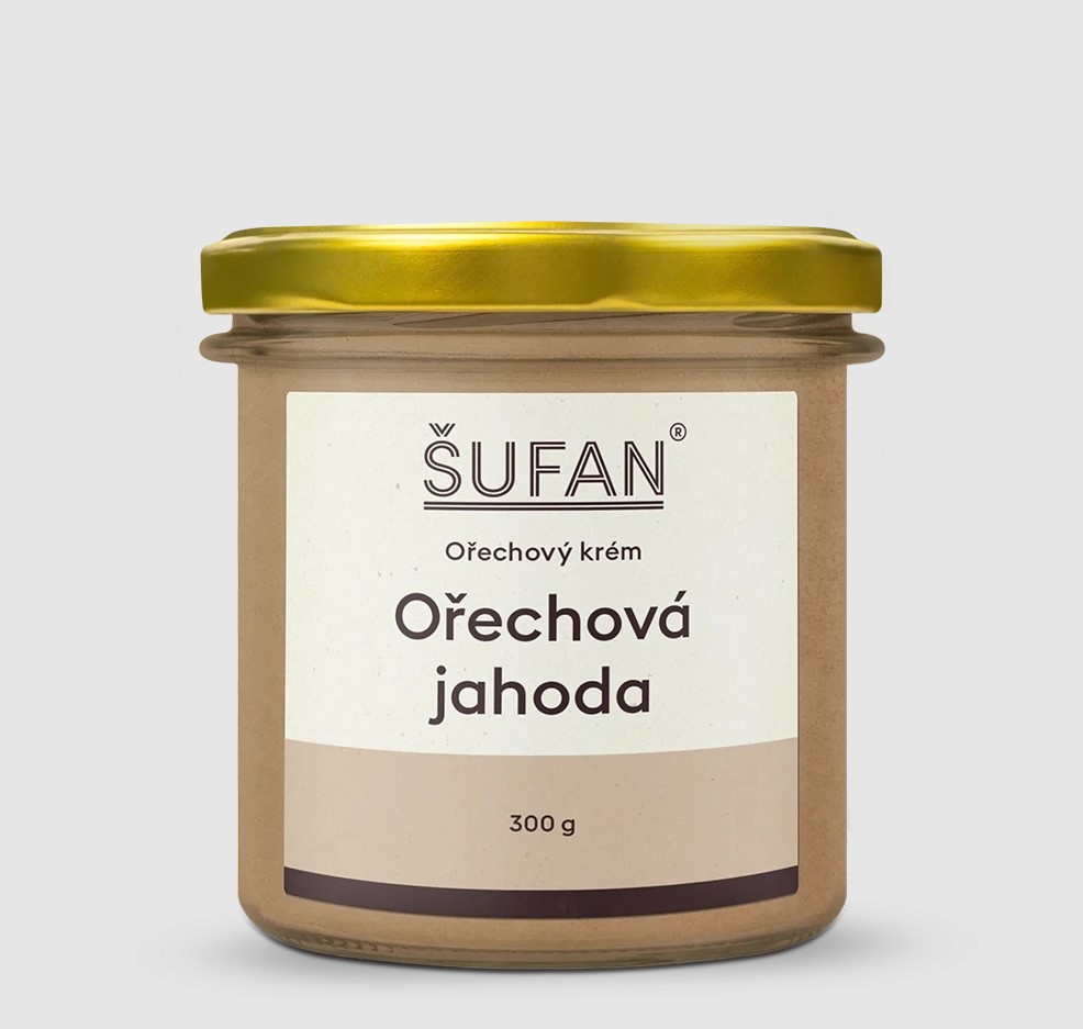 Krém orechová jahoda, 300 g