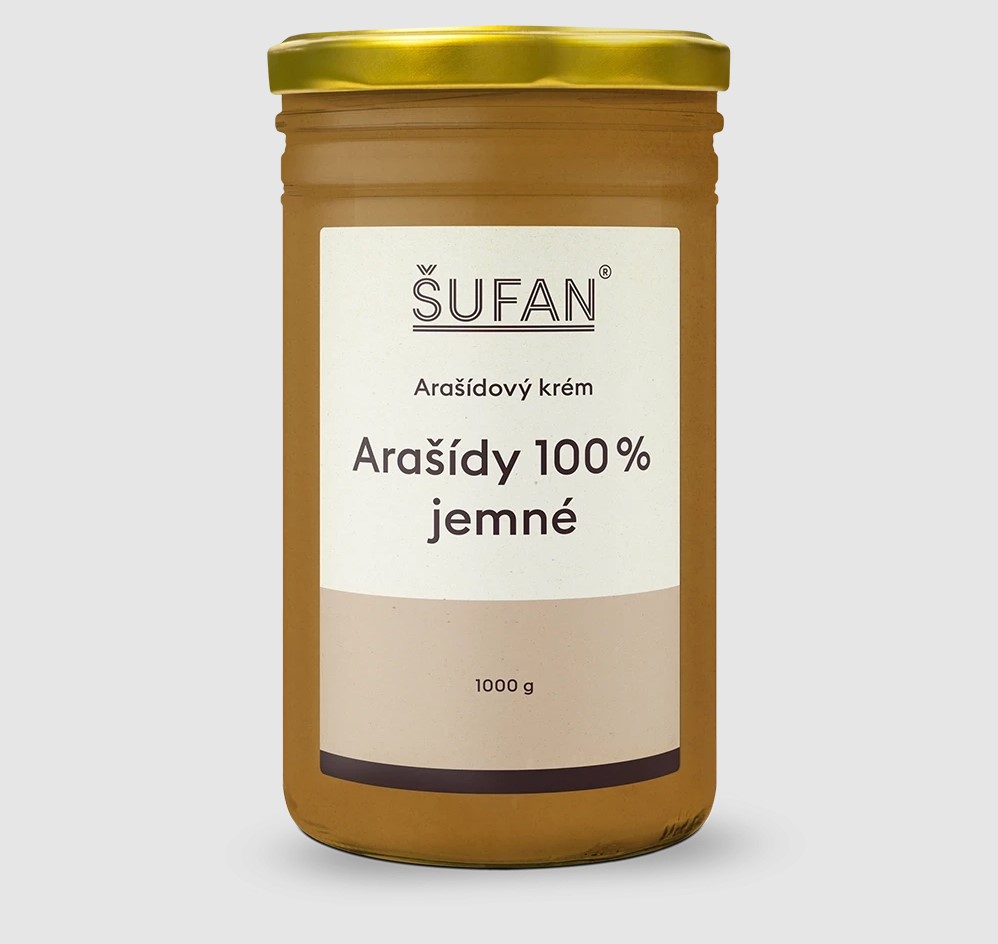100% Arašidový krém - jemný, 1 000 g