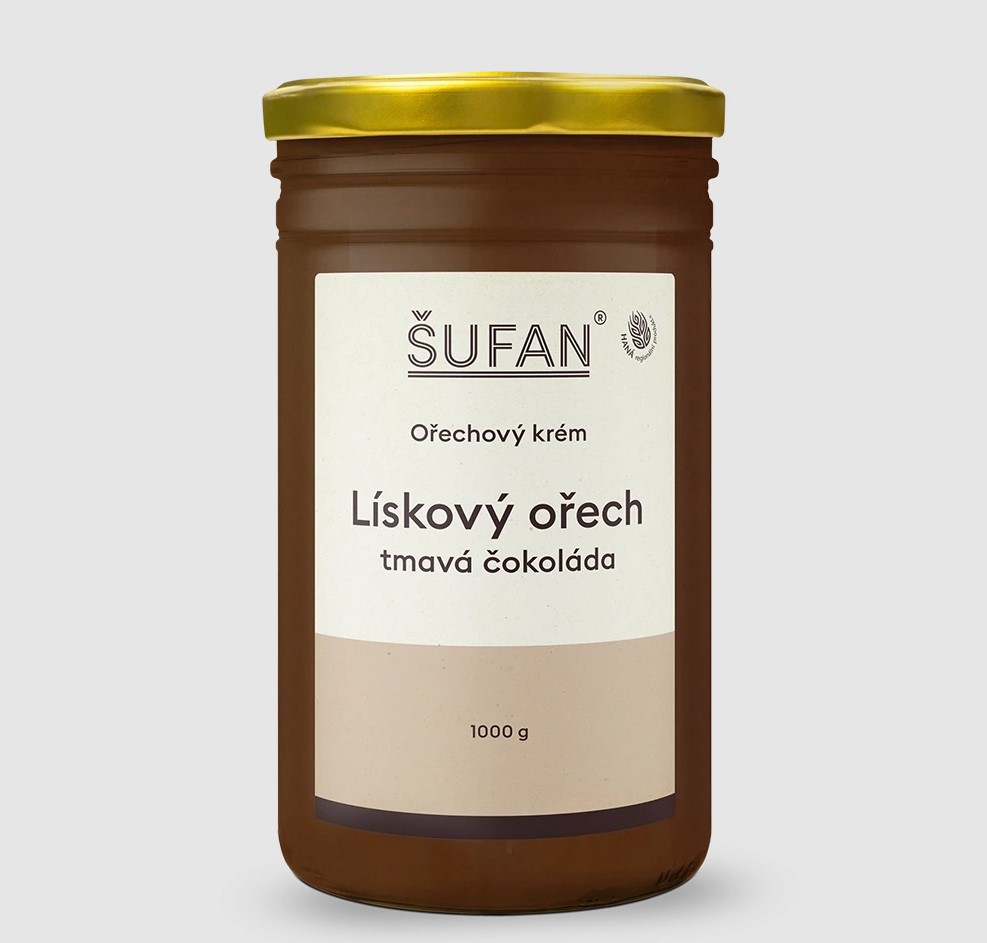Lieskovoorechový krém s tmavou čokoládou, 1 000 g