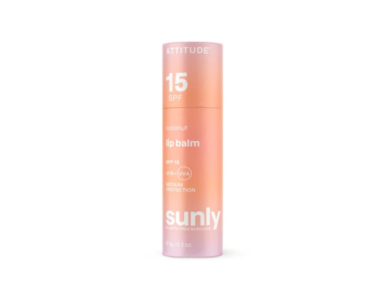 Minerálny ochranný balzam na pery SPF 15 - kokos, 8,5 g