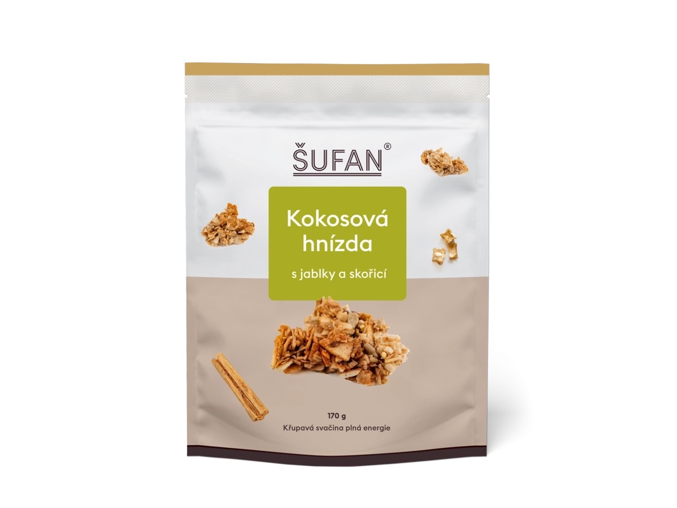 Kokosové hniezda s jablkami, 170 g
