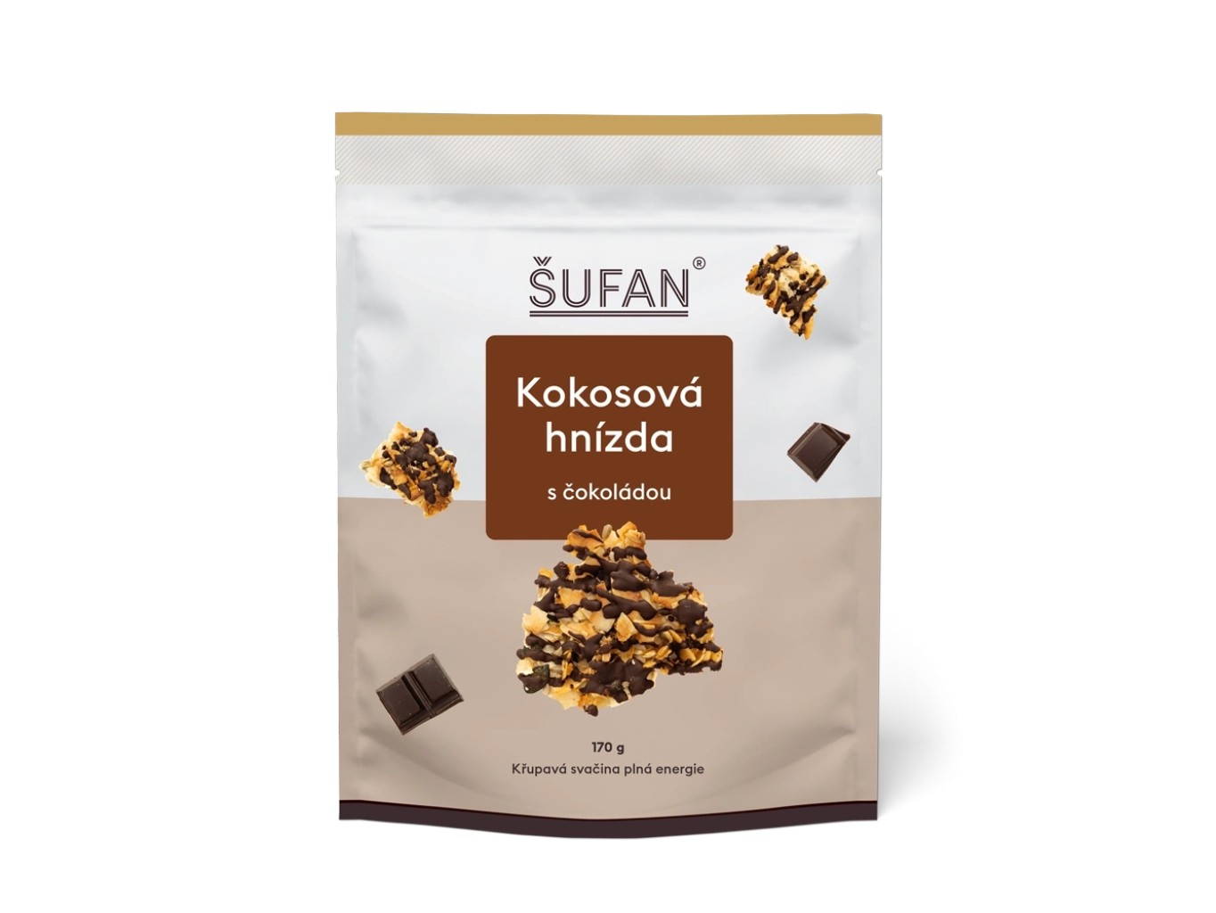 Kokosové hniezda s čokoládou, 170 g