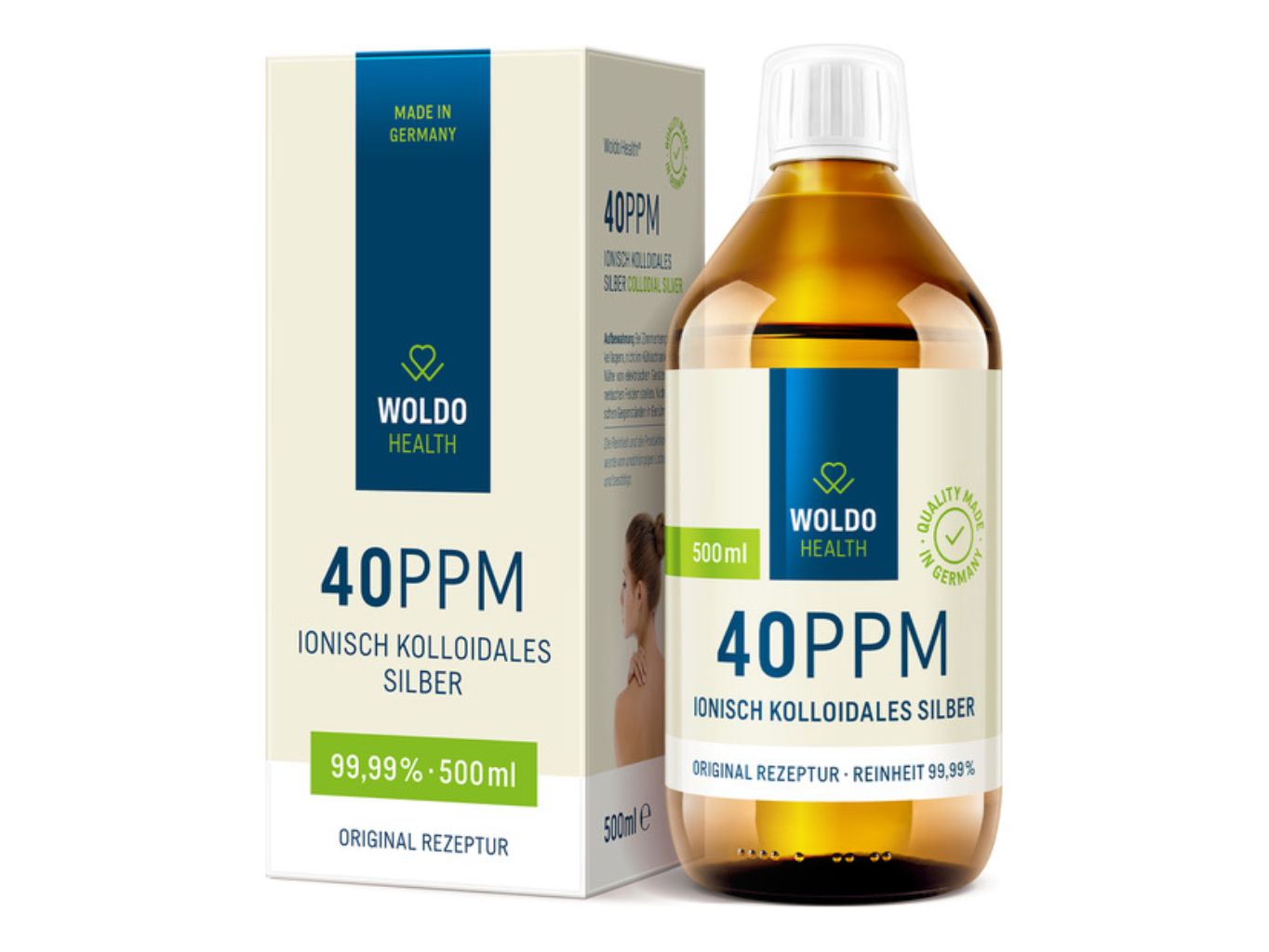 Koloidné striebro 40 ppm, 500 ml