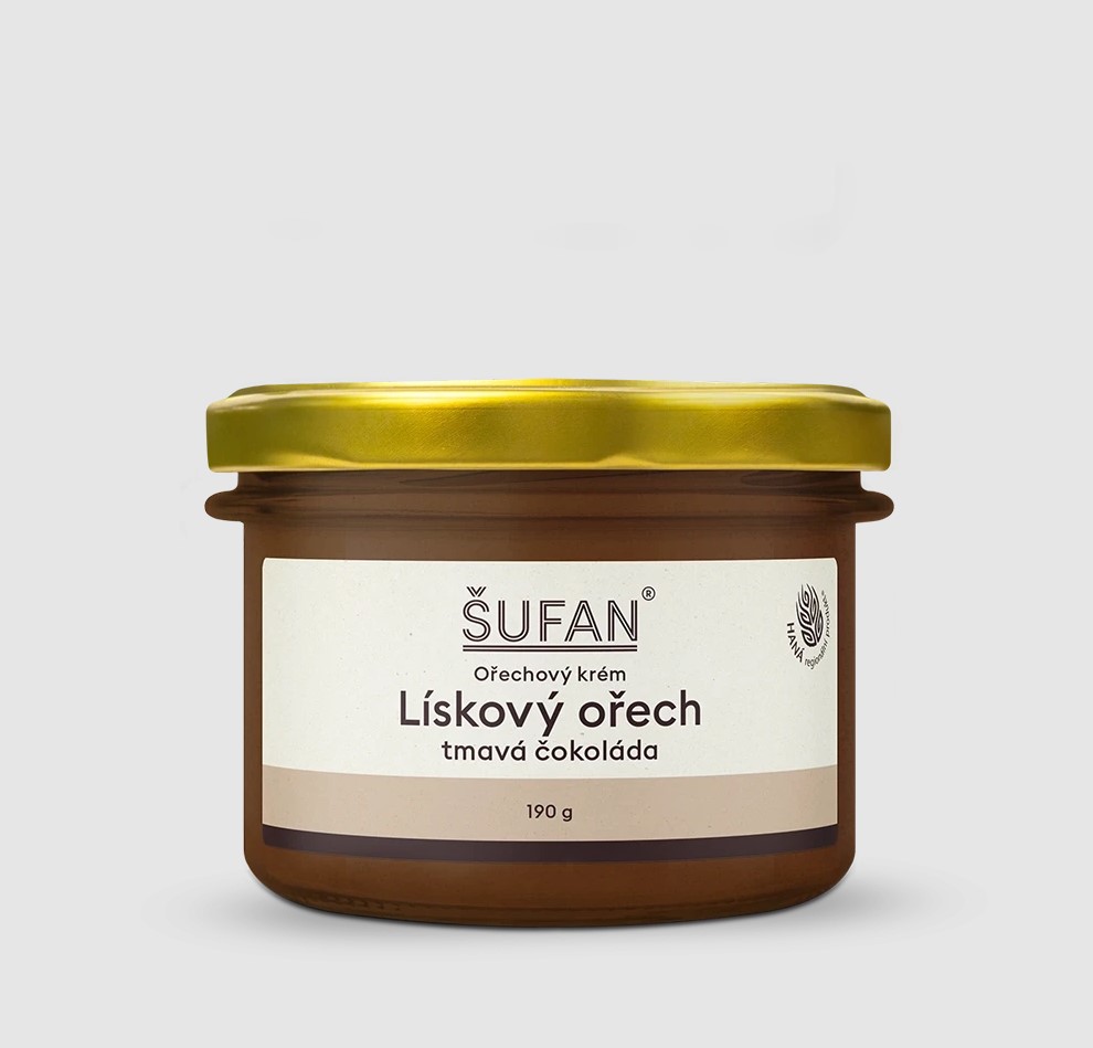 Lieskovoorechový krém s tmavou čokoládou, 190 g