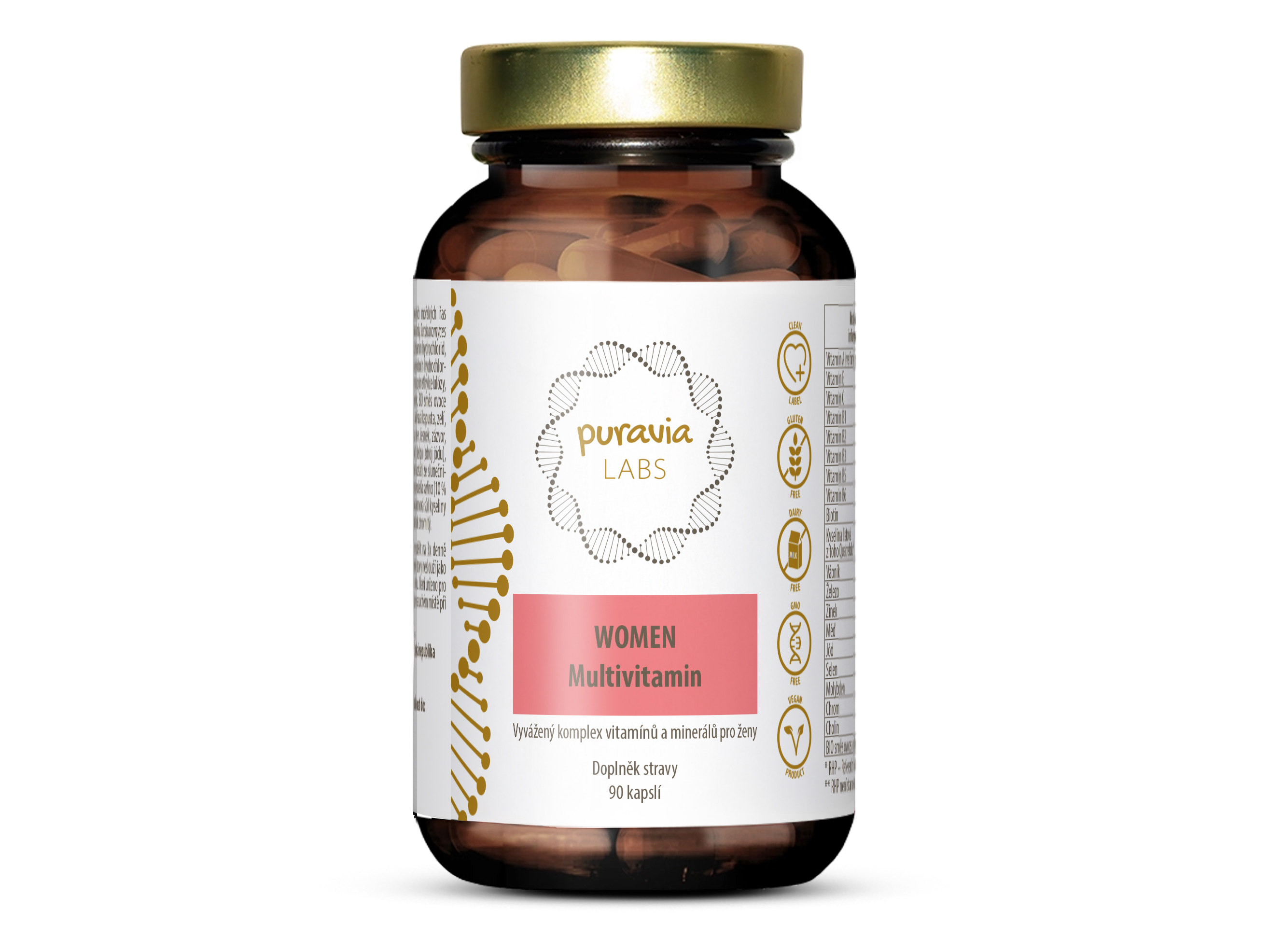 Multivitamín pre ženy, 90 kapsúl