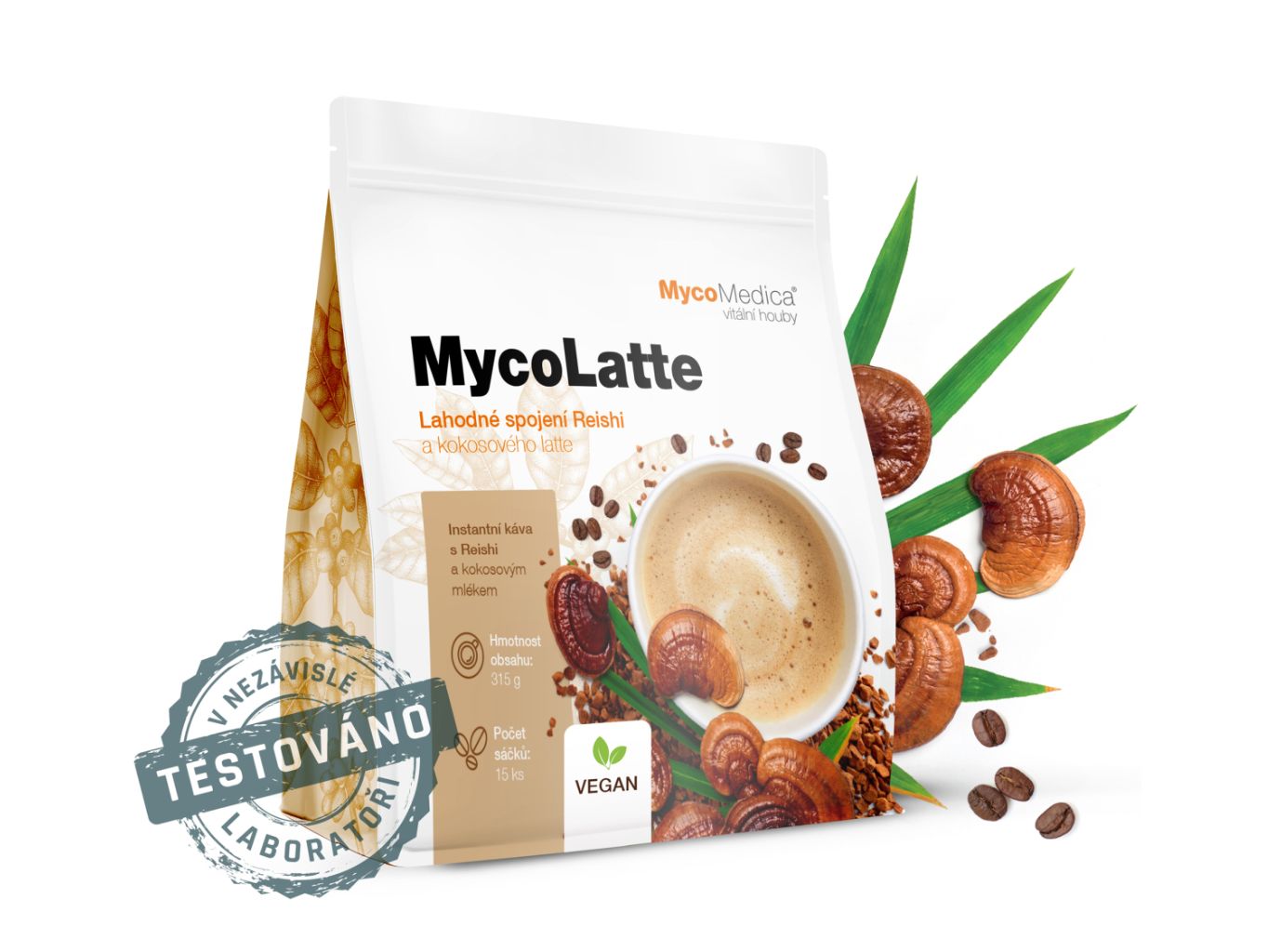 Myco Latte - latté z Reishi, 315 g