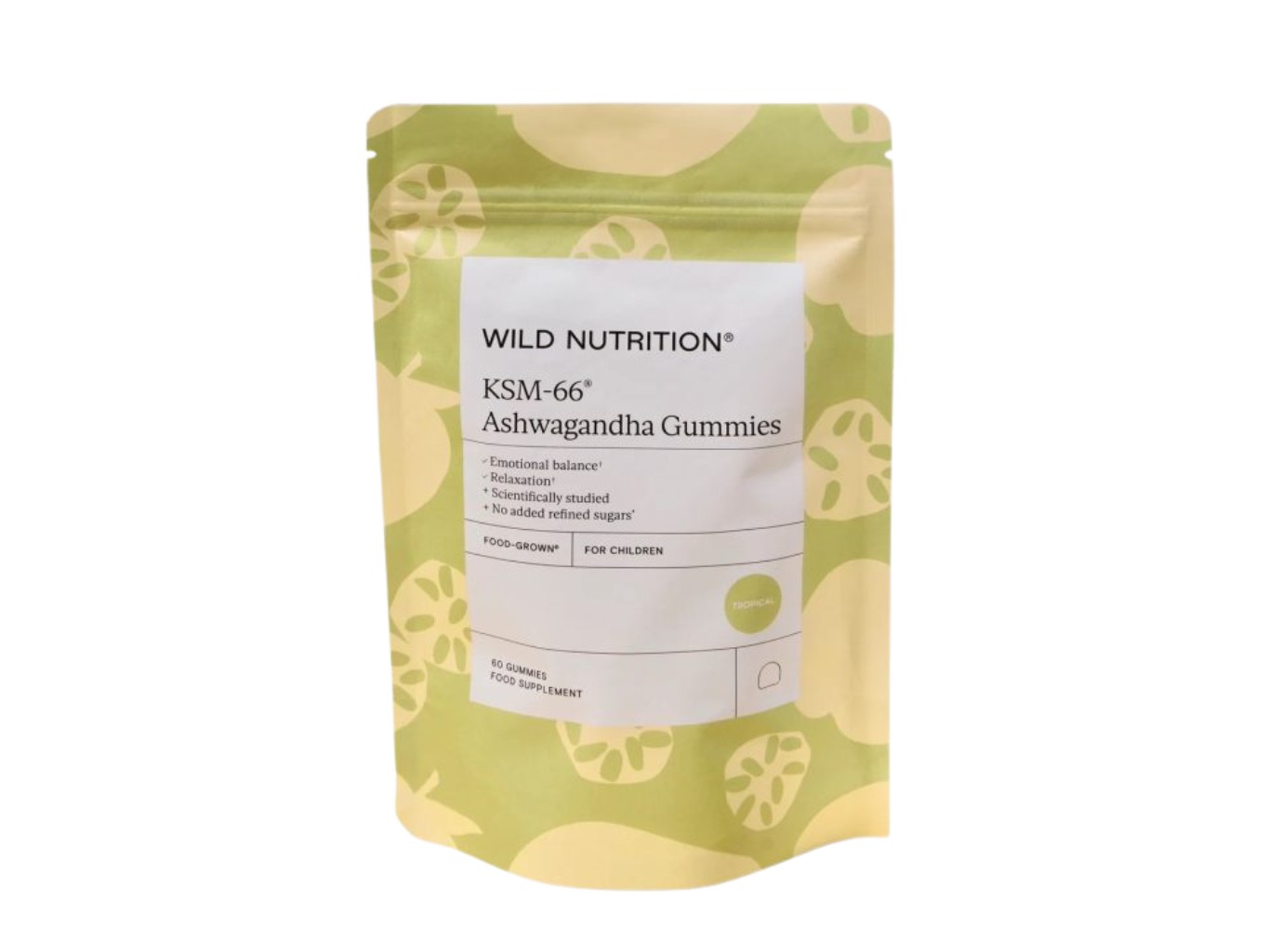 KSM-66 Ashwagandha pre deti, 60 gummies