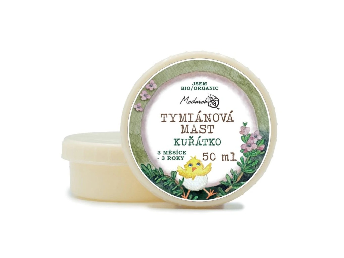 Bio tymianová masť Kuriatko, 50 ml